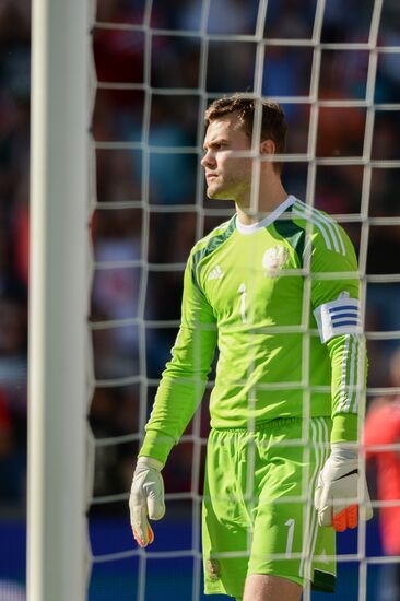 Russia vs. Norway friendly football match