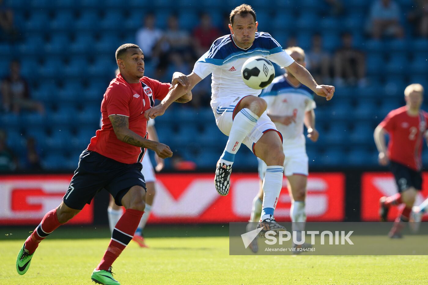 Russia vs. Norway friendly football match
