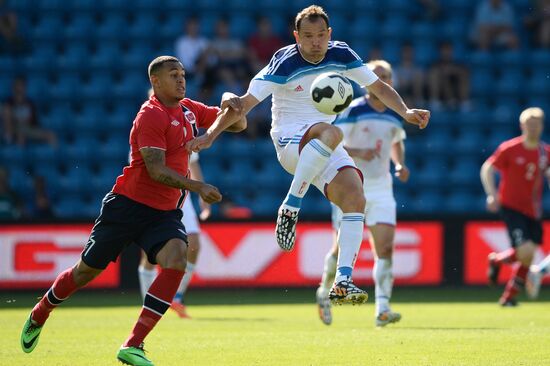 Russia vs. Norway friendly football match