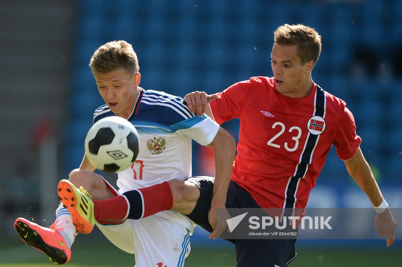 Russia vs. Norway friendly football match