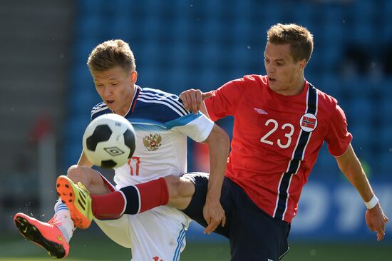Russia vs. Norway friendly football match