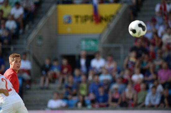 Russia vs. Norway friendly football match