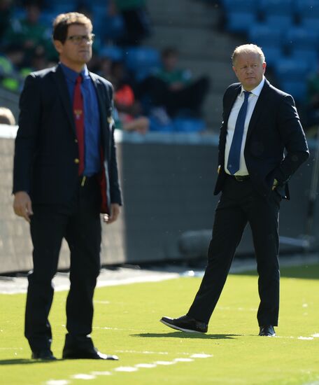 Russia vs. Norway friendly football match