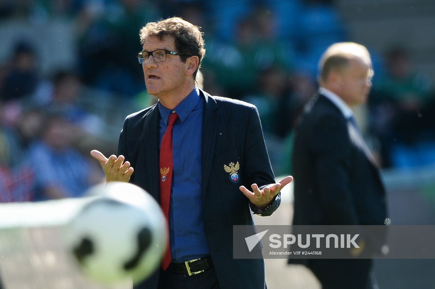 Russia vs. Norway friendly football match