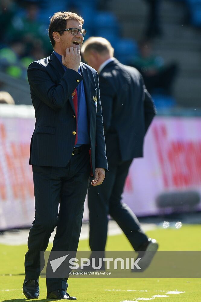 Russia vs. Norway friendly football match