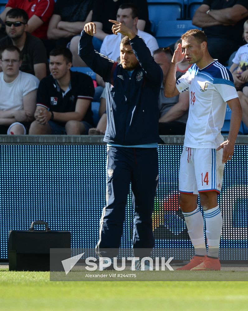 Russia vs. Norway friendly football match