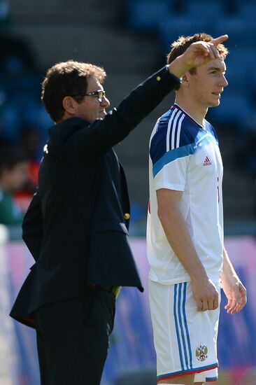 Russia vs. Norway friendly football match