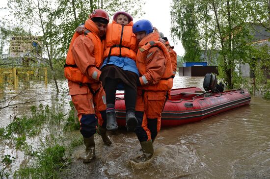 Flooding in Republic of Altai