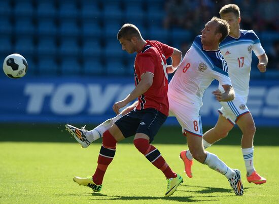 Russia vs. Norway friendly football match