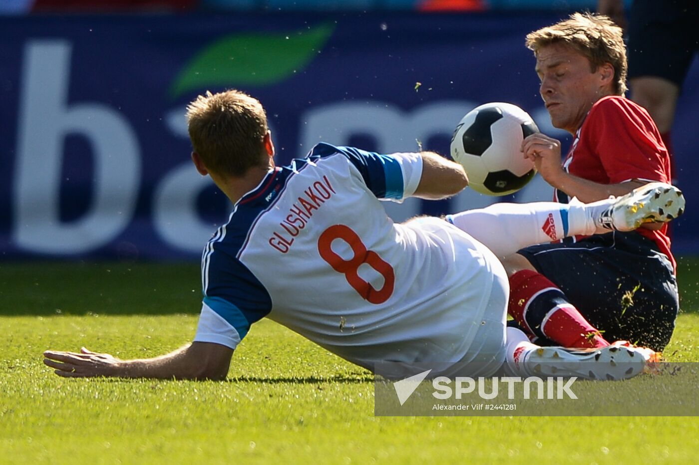 Russia vs. Norway friendly football match