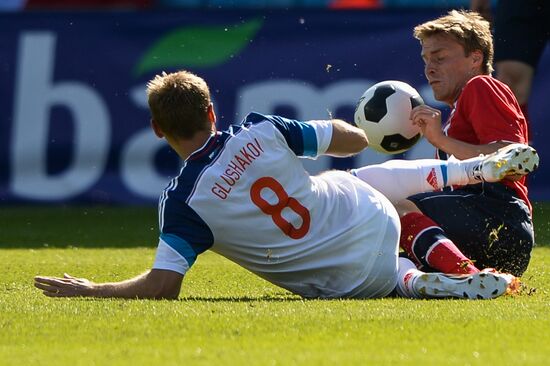 Russia vs. Norway friendly football match