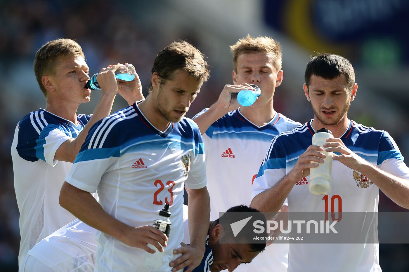 Russia vs. Norway friendly football match