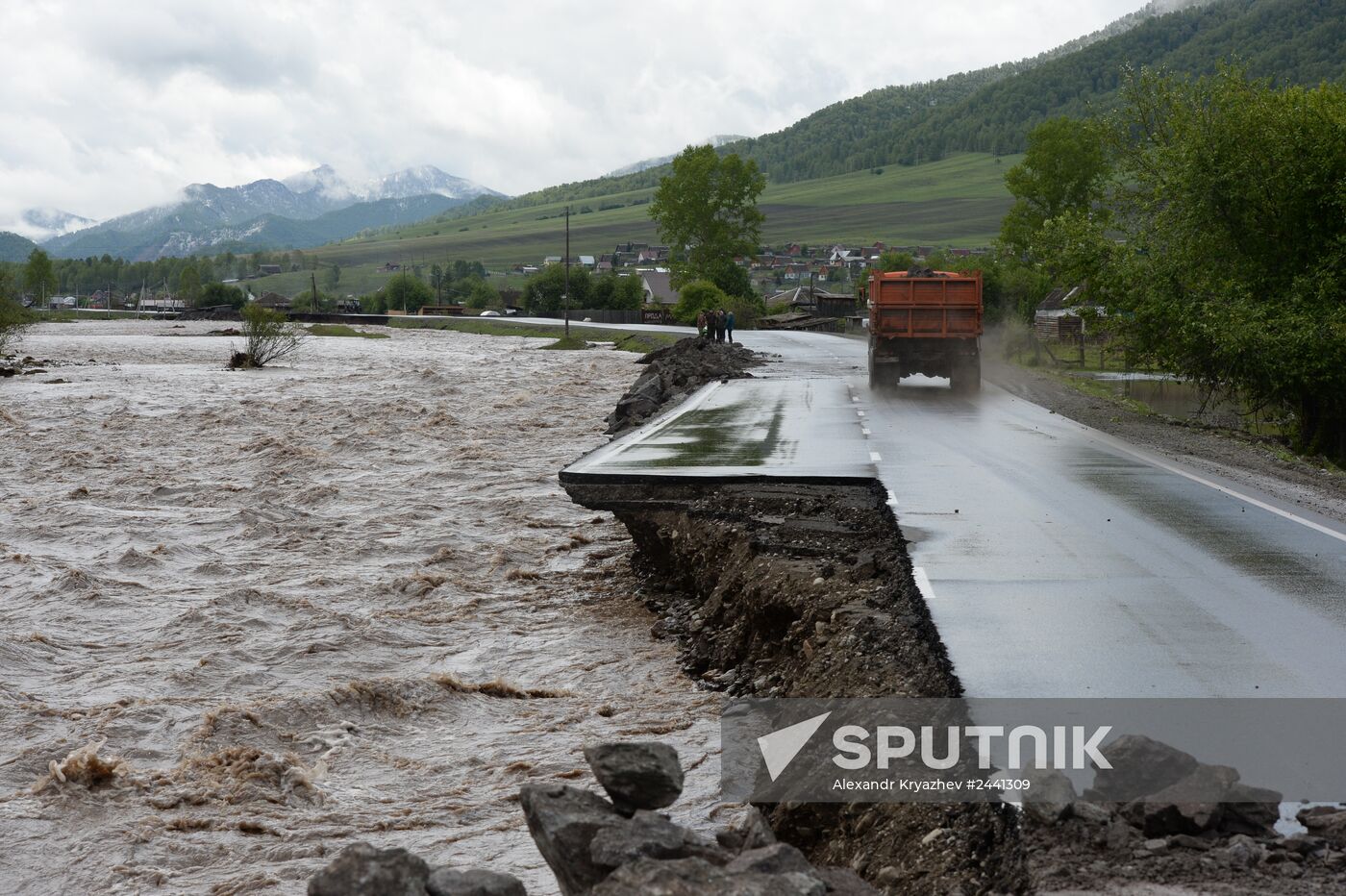 Flooding in Republic of Altai
