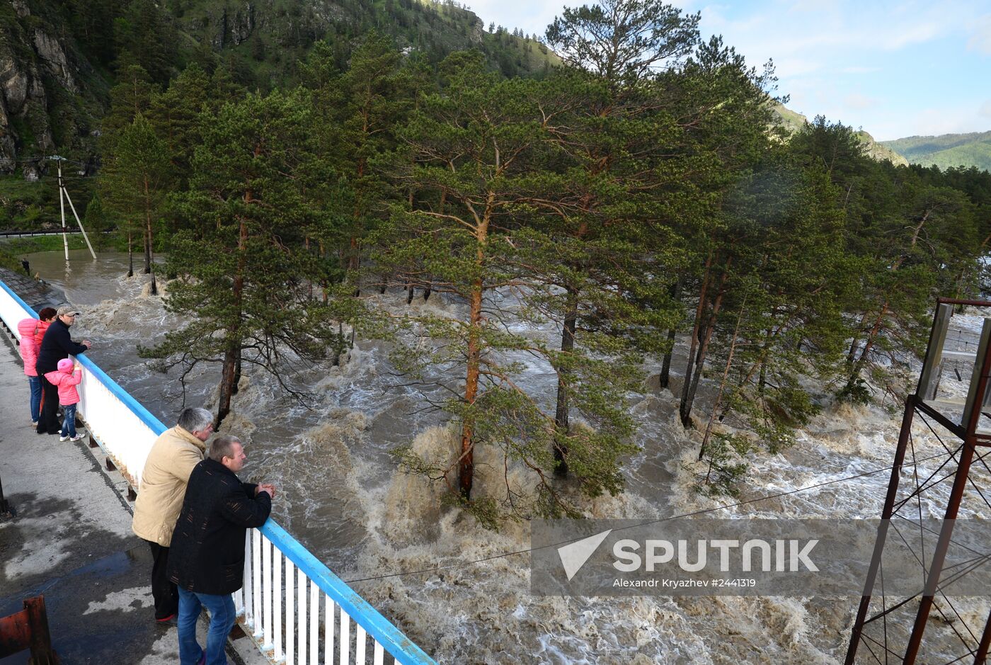 Flooding in Republic of Altai