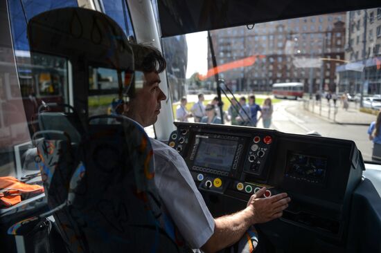 New-generation tram launched in Moscow