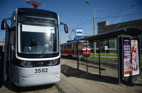 New-generation tram launched in Moscow