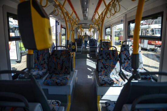 New-generation tram launched in Moscow