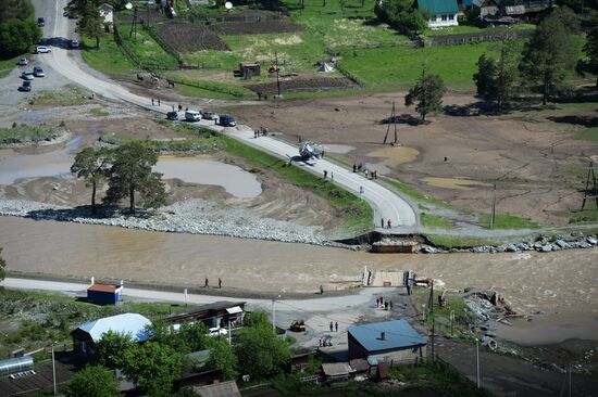 Flooding in Altai
