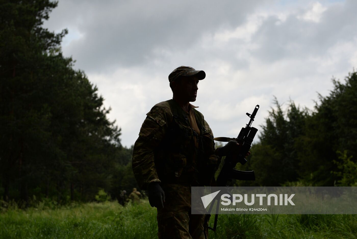 Vostok Battalion's training camp in Donetsk region