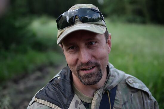 Vostok Battalion's training camp in Donetsk region