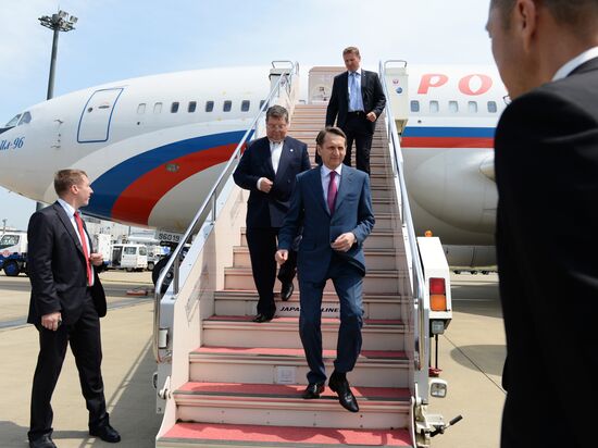 Russian State Duma Chairman Sergei Naryshkin visits Japan