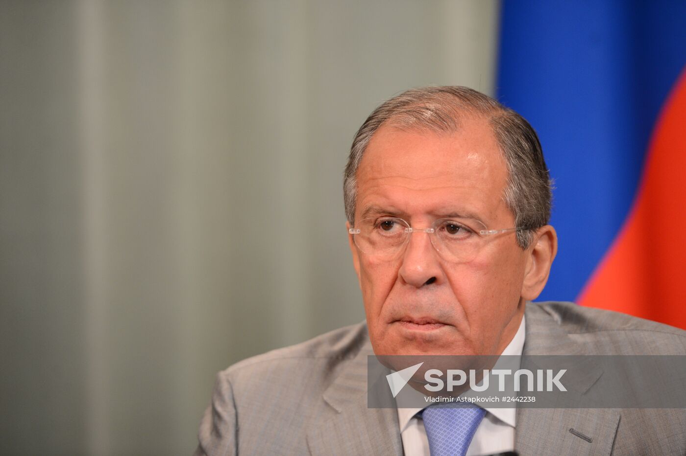 Meeting of Russian Foreign Minister Sergei Lavrov and his Mauritanian counterpart Ahmed Ould Teguedi
