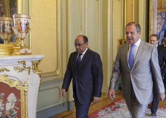 Meeting of Russian Foreign Minister Sergei Lavrov and his Mauritanian counterpart Ahmed Ould Teguedi