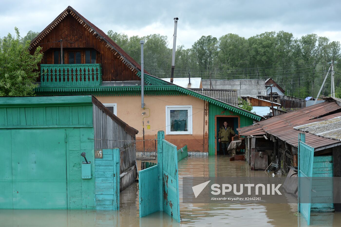 Flood aftermath in Republic of Altai