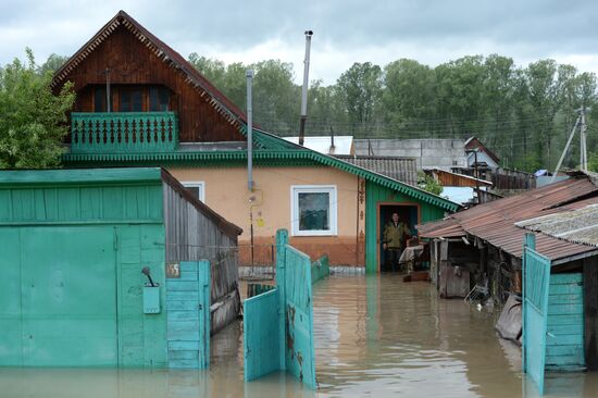 Flood aftermath in Republic of Altai