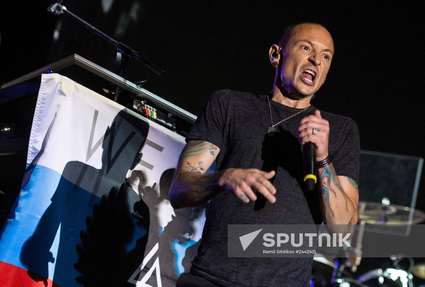 Linkin Park's concert in Moscow