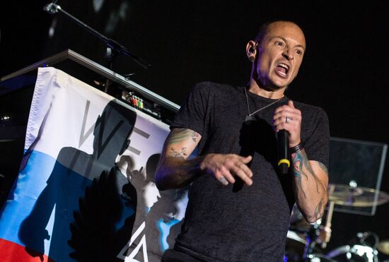 Linkin Park's concert in Moscow