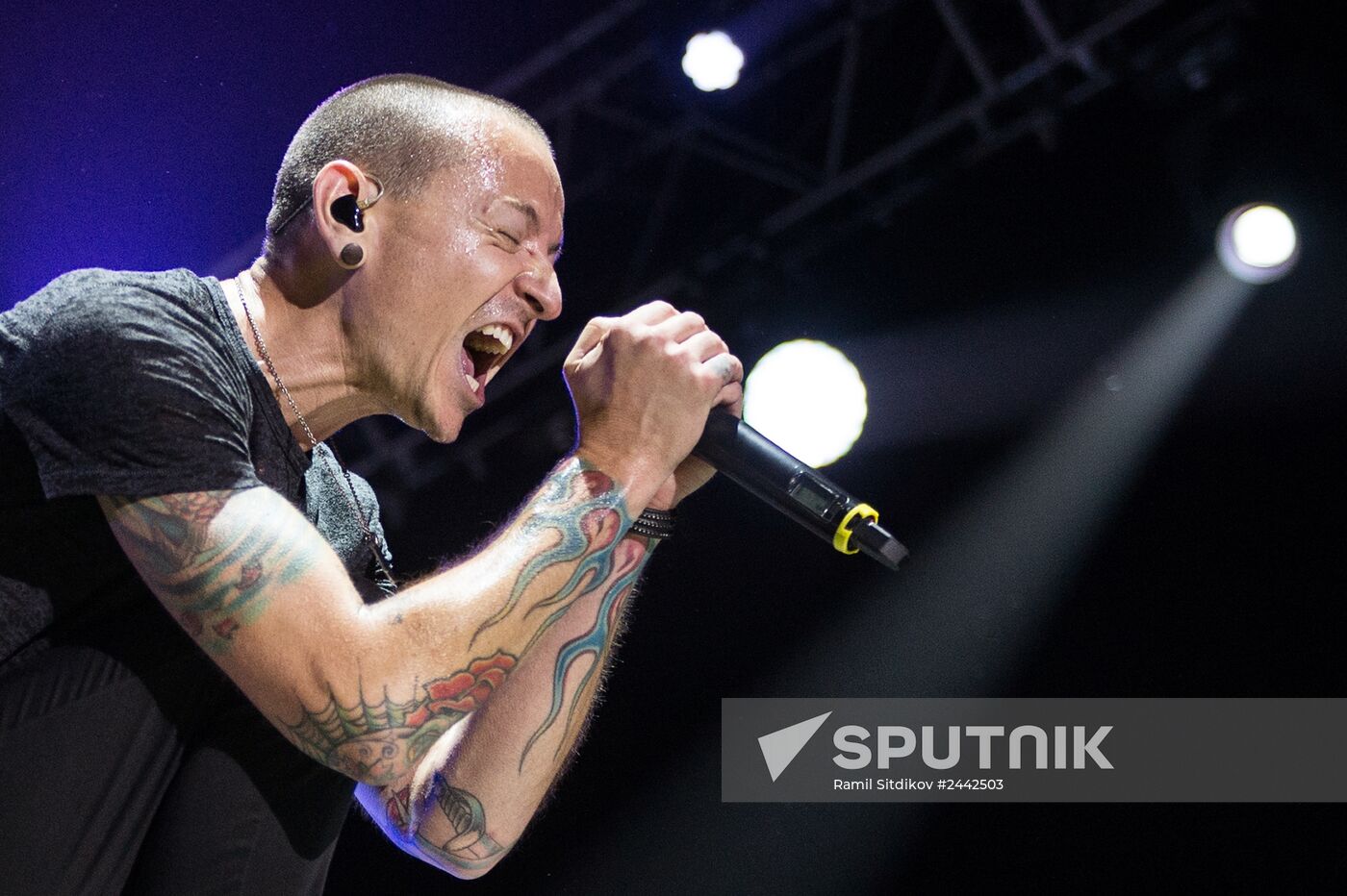 Linkin Park's concert in Moscow