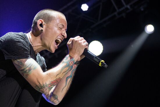 Linkin Park's concert in Moscow