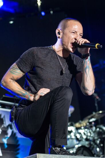 Linkin Park's concert in Moscow