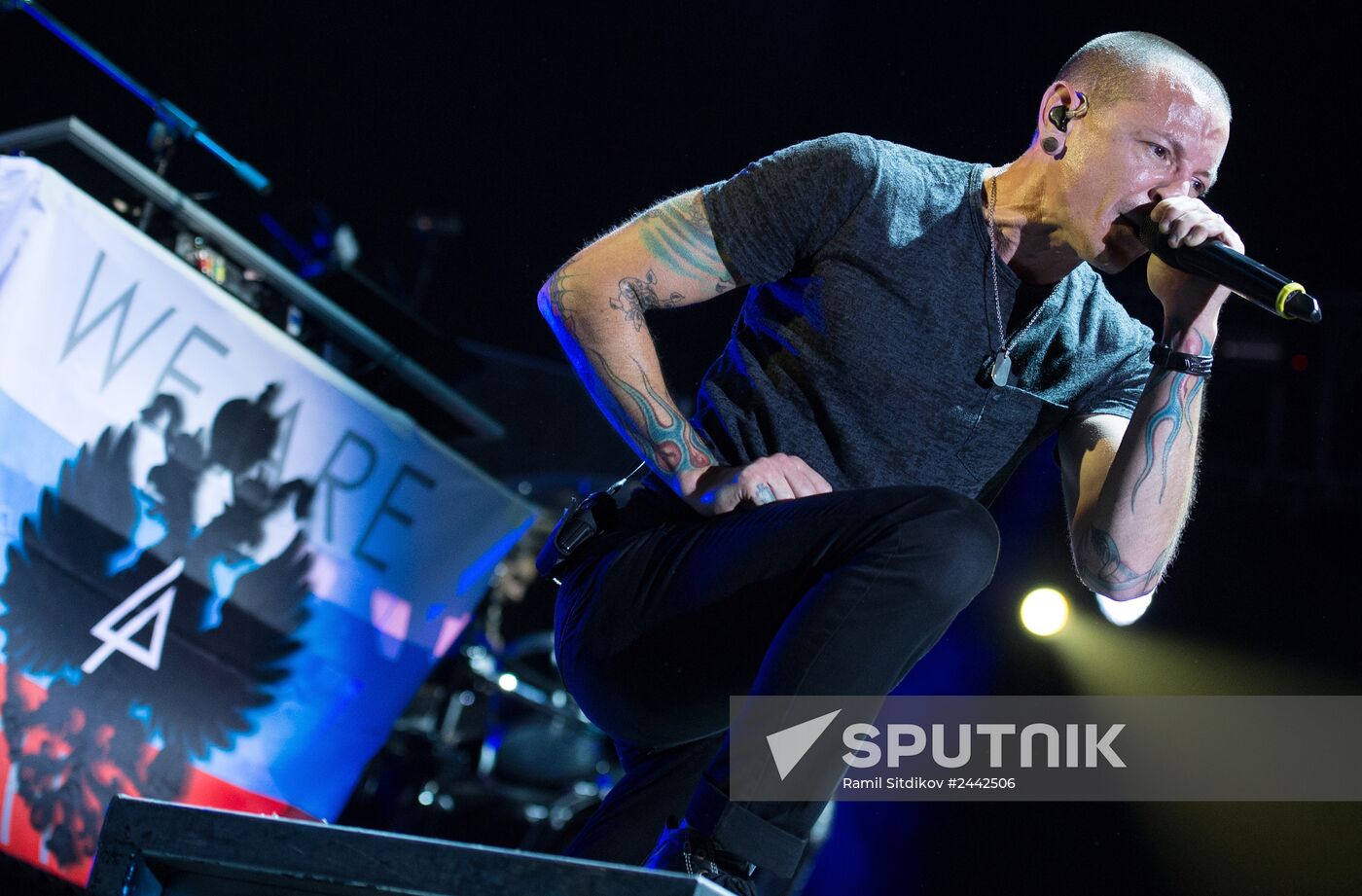 Linkin Park's concert in Moscow
