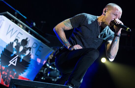 Linkin Park's concert in Moscow