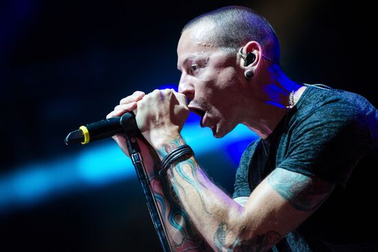 Linkin Park's concert in Moscow