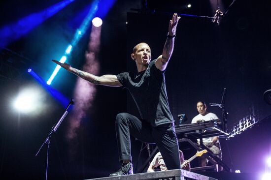 Linkin Park's concert in Moscow