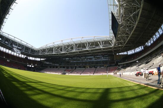 Otkrytiye Arena Stadium (Spartak Stadium) construction