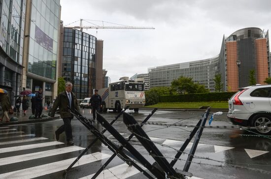 Preparing to open G7 Summit in Brussels