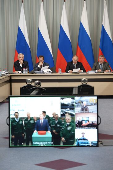 Vladimir Putin visits Southern Federal District