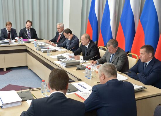 Vladimir Putin visits Southern Federal District