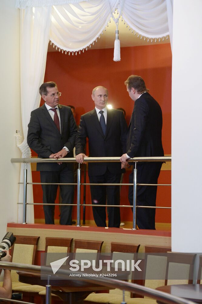 Vladimir Putin visits Southern Federal District