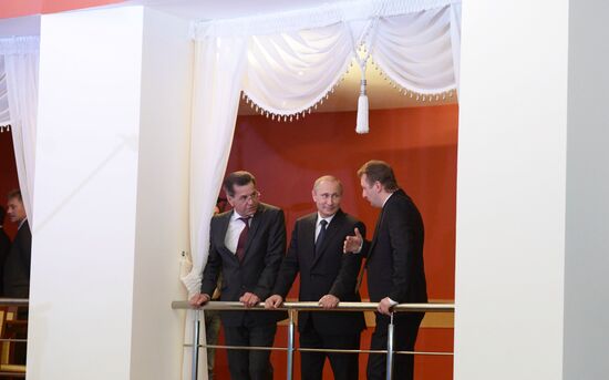 Vladimir Putin visits Southern Federal District