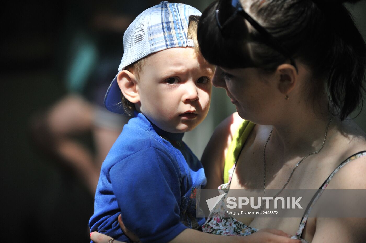 Ukrainian refugees at Dmitriadovsky recreation center, Rostov Region