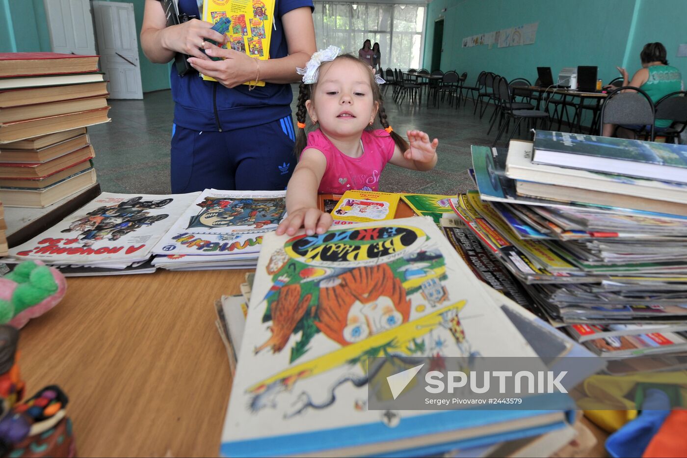 Ukrainian refugees at Dmitriadovsky recreation center, Rostov Region