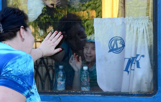 Children from Lugansk orphanages sent to Odessa