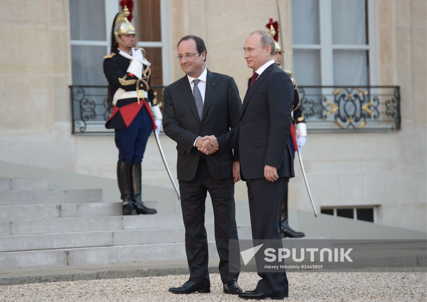 Vladimir Putin visits France