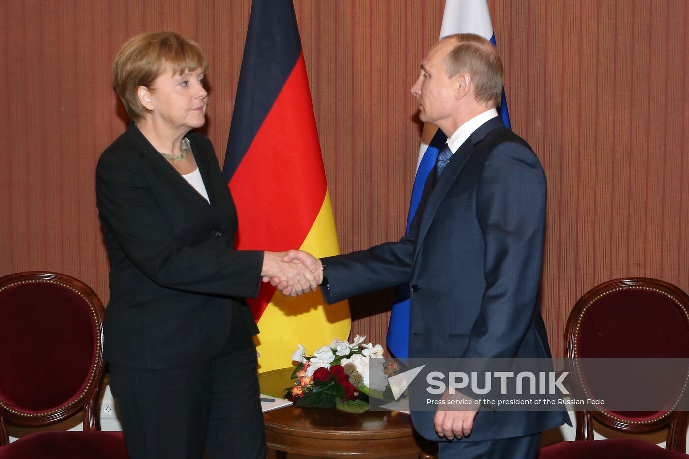 Vladimir Putin visits France