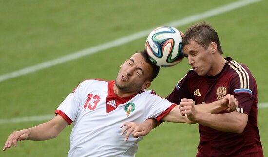 Football. Russia-Morocco friendly match